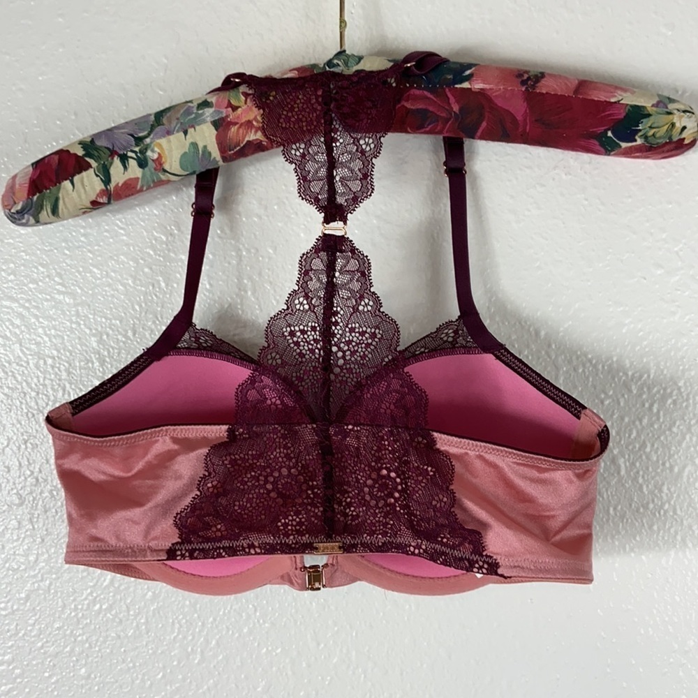 PINK Victoria’s Secret LACE RACERBACK BRA❤️NWOT - Picture 2 of 5